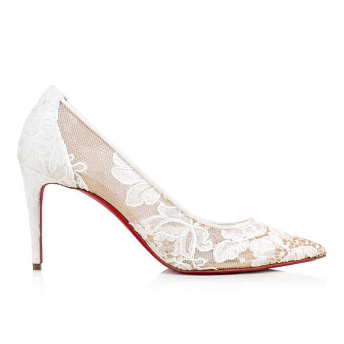 Christian Louboutin Lace 554 085 85 Version Off Dentelle Pumps Stiletto Kadın Beyaz | Türkiye RA8-33243Q5