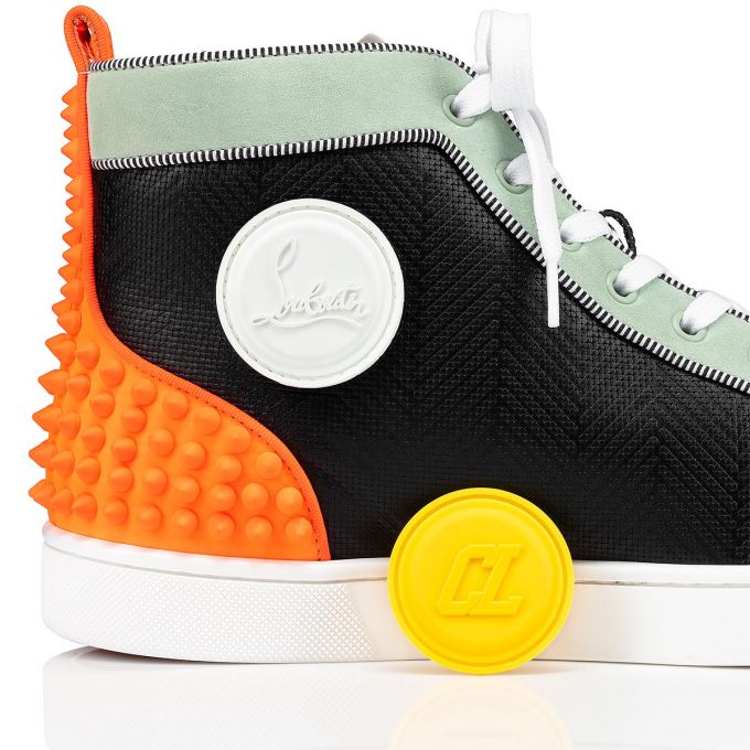 Christian Louboutin Lou Spikes 2 Creative Leather Sneakers Spor Ayakkabı Erkek Renkli | Türkiye IY7-17781P9