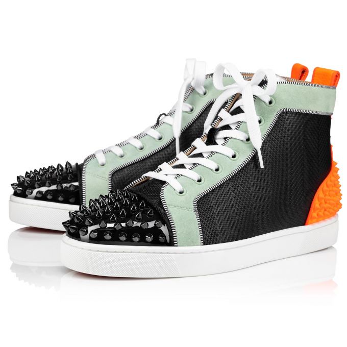 Christian Louboutin Lou Spikes 2 Creative Leather Sneakers Spor Ayakkabı Erkek Renkli | Türkiye IY7-17781P9