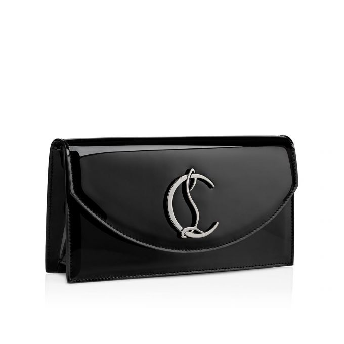 Christian Louboutin Loubi54 Classic Leather Pouches Kese Çanta Kadın Siyah | Türkiye WZ7-34633Q5