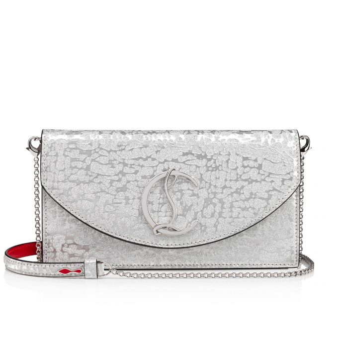 Christian Louboutin Loubi54 Creative Leather Cross Body Bags Atlet Çanta Kadın Gümüş | Türkiye ZL9-78947H2