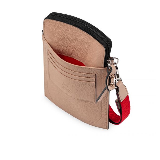 Christian Louboutin Loubilab Classic Leather Messenger Bags Postacı Çantası Erkek Kahverengi | Türkiye NG0-47084J9