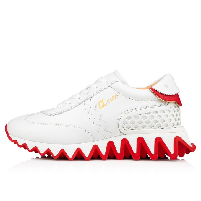 Christian Louboutin Loubishark Calf Sneakers Spor Ayakkabı Kadın Beyaz | Türkiye SF0-05780C7