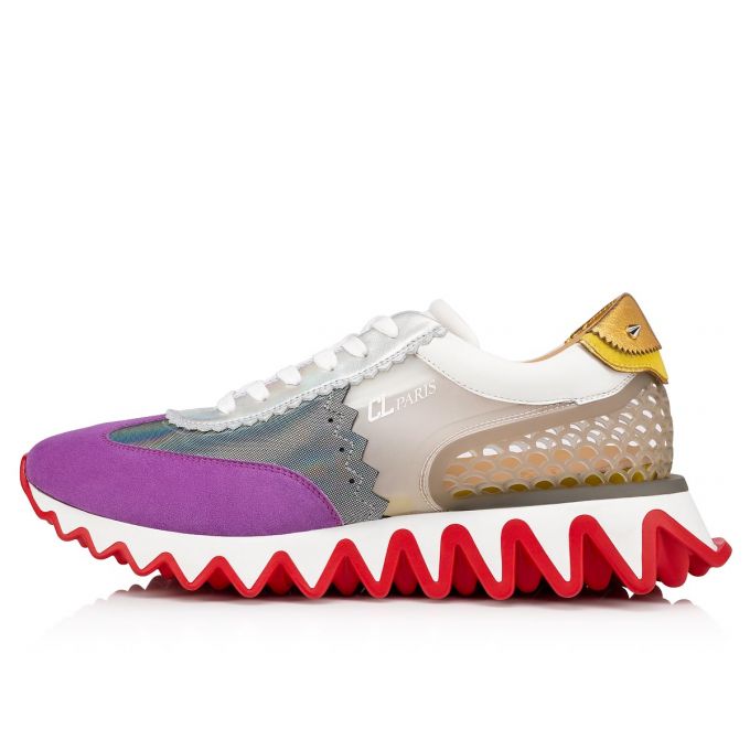 Christian Louboutin Loubishark Flat Vv/Clf Lame/Cl Version Pvc Sneakers Spor Ayakkabı Erkek Renkli | Türkiye JW8-26292D0