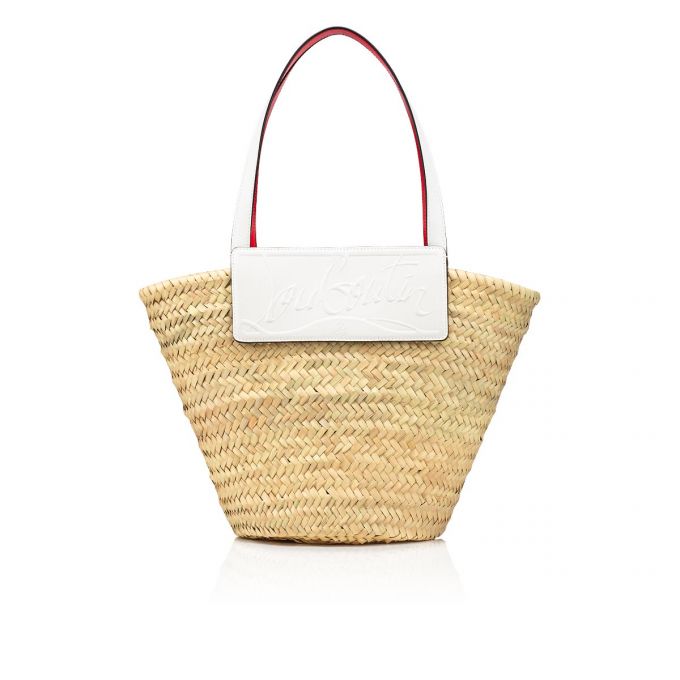 Christian Louboutin Loubishore Creative Fabric Basket Basket Kadın Beyaz | Türkiye QH0-70647I8