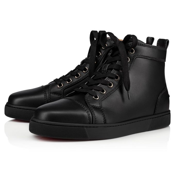 Christian Louboutin Louis 000 Calf Sneakers Spor Ayakkabı Kadın Siyah | Türkiye UU9-50995F9