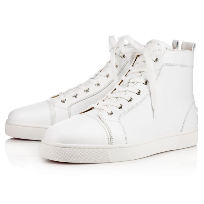 Christian Louboutin Louis 000 Calf Sneakers Spor Ayakkabı Erkek Beyaz | Türkiye VM1-13581T1