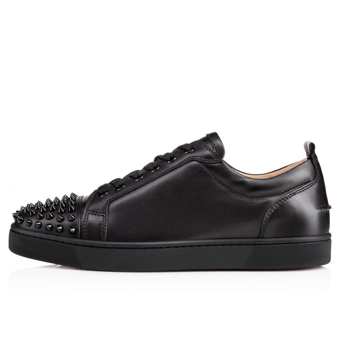 Christian Louboutin Louis Junior Sp 000 Calf Sneakers Spor Ayakkabı Erkek Siyah | Türkiye OM8-63616Q6