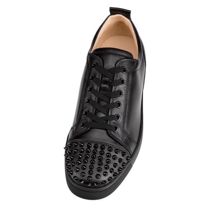 Christian Louboutin Louis Junior Sp 000 Calf Sneakers Spor Ayakkabı Erkek Siyah | Türkiye OM8-63616Q6