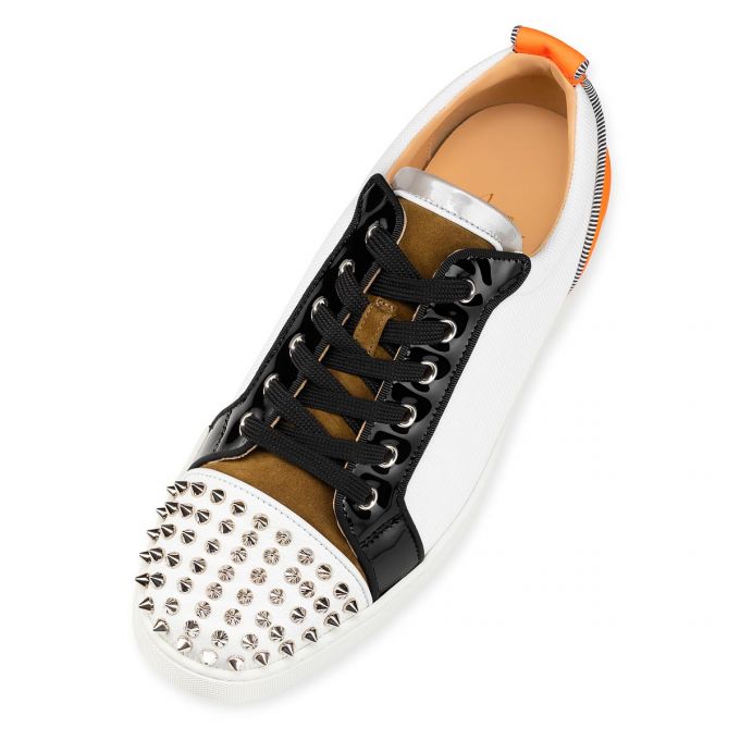 Christian Louboutin Louis Junior Spikes Orlato Creative Fabric Sneakers Spor Ayakkabı Erkek Renkli | Türkiye YJ4-99569V3