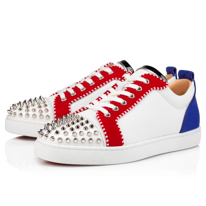 Christian Louboutin Louis Junior Spikes Orlato Creative Fabric Sneakers Spor Ayakkabı Erkek Renkli | Türkiye SQ3-02880S8