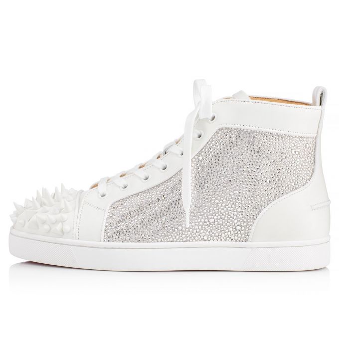 Christian Louboutin Louis No Limit Calf Sneakers Spor Ayakkabı Erkek Beyaz | Türkiye TQ0-40174C9