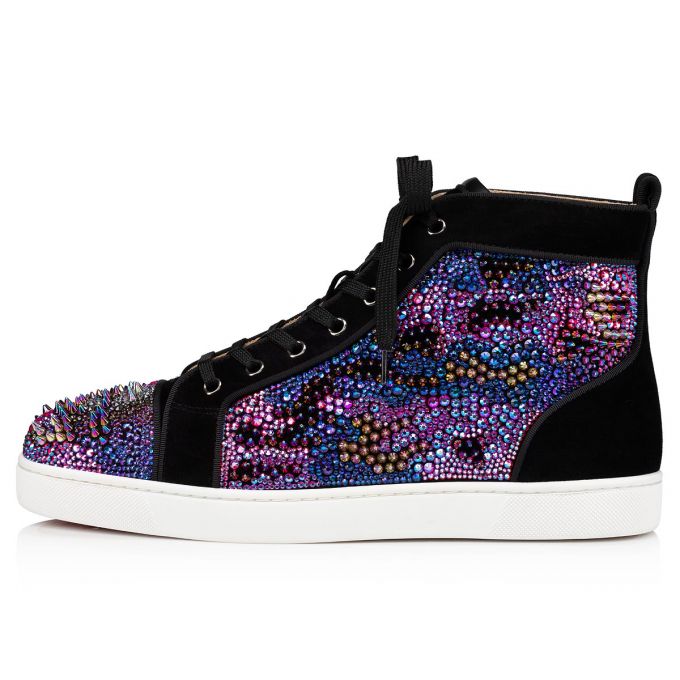 Christian Louboutin Louis Orlato Bling Bang Version Strass Sneakers Spor Ayakkabı Erkek Renkli | Türkiye AV7-94549L6