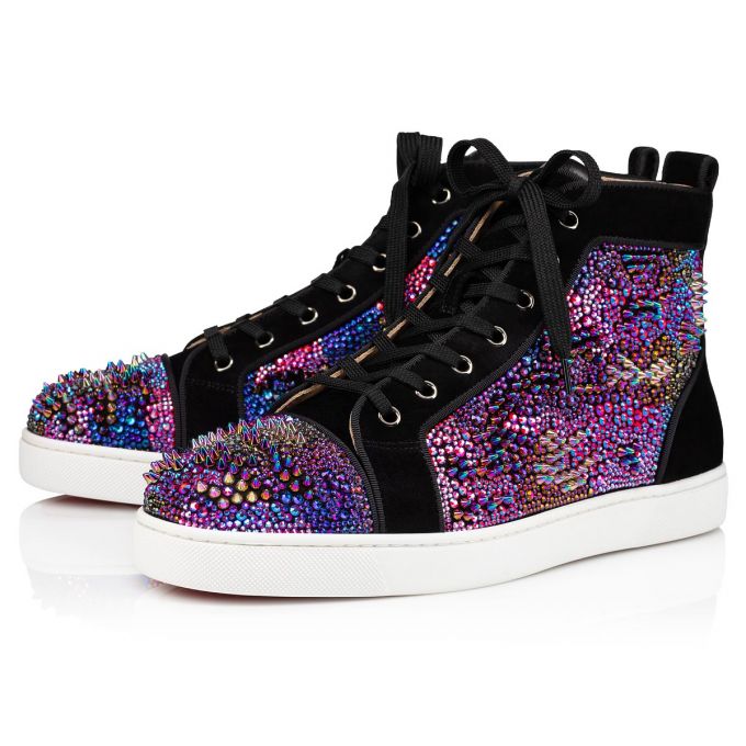 Christian Louboutin Louis Orlato Bling Bang Version Strass Sneakers Spor Ayakkabı Erkek Renkli | Türkiye AV7-94549L6