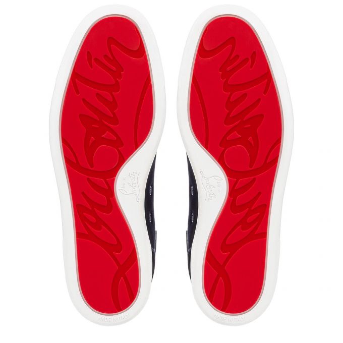 Christian Louboutin Louis Orlato Classic Fabric Sneakers Spor Ayakkabı Erkek Lacivert | Türkiye US1-10251X0