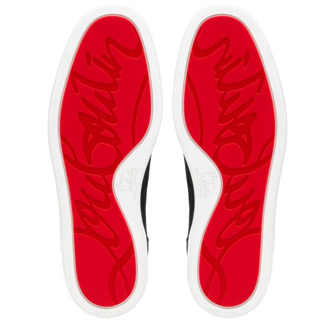 Christian Louboutin Louis Orlato Creative Fabric Sneakers Spor Ayakkabı Erkek Siyah | Türkiye EA9-91649P5