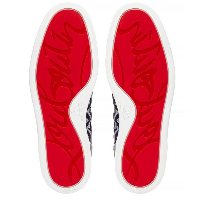 Christian Louboutin Louis Orlato Creative Fabric Sneakers Spor Ayakkabı Erkek Renkli | Türkiye KP2-87688D7