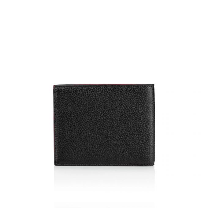 Christian Louboutin M Coolcard Classic Leather Wallets Cüzdan Erkek Kırmızı Siyah | Türkiye DS8-38633Q0