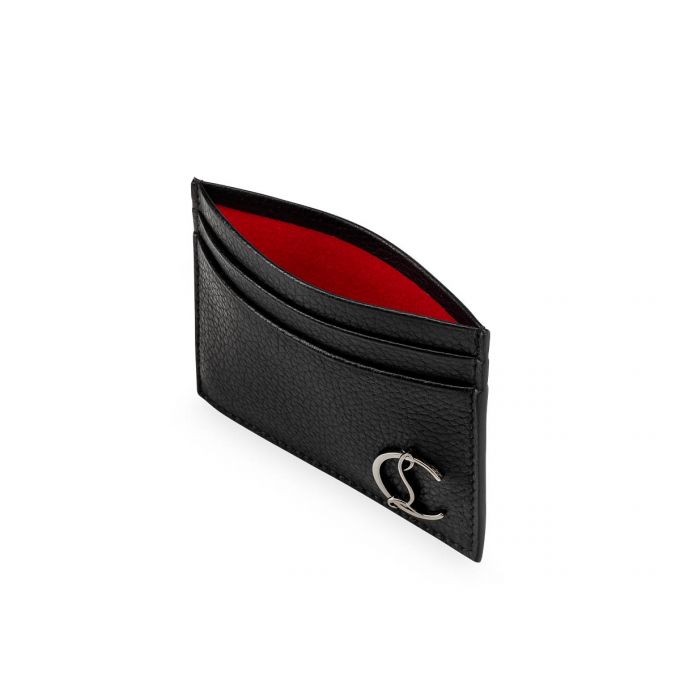 Christian Louboutin M Kios Classic Leather Card Holder Kartlık Erkek Siyah | Türkiye YA0-01530A5