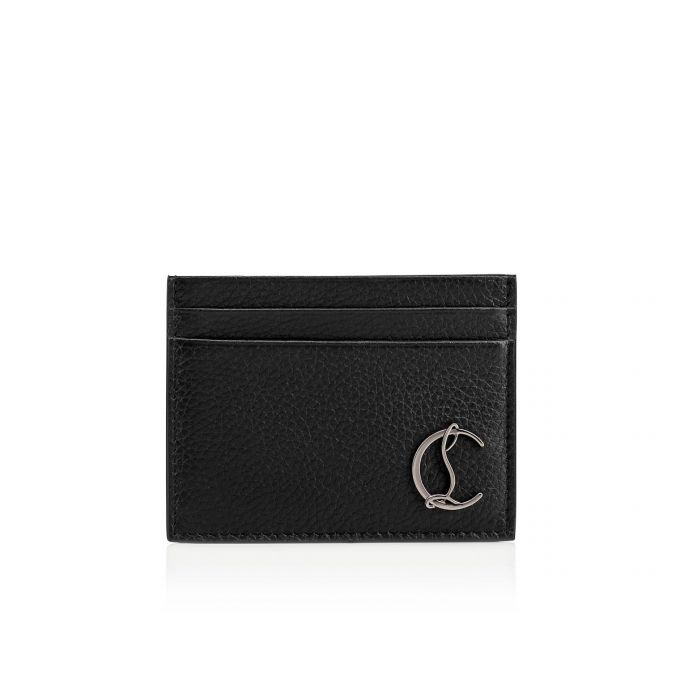 Christian Louboutin M Kios Classic Leather Card Holder Kartlık Erkek Siyah | Türkiye YA0-01530A5