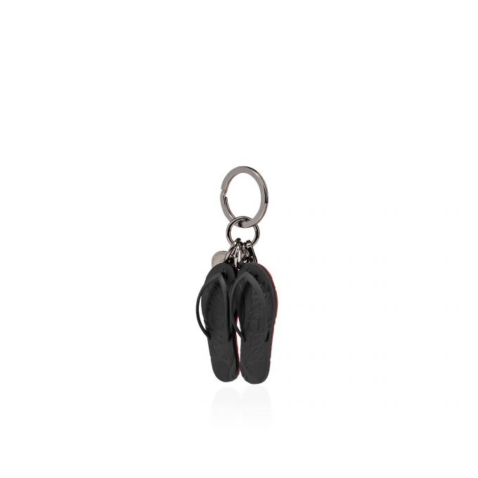 Christian Louboutin M Loubiflip Keyring Plastic Finish Keyrings Anahtarlık Erkek Siyah | Türkiye GF4-13361U8