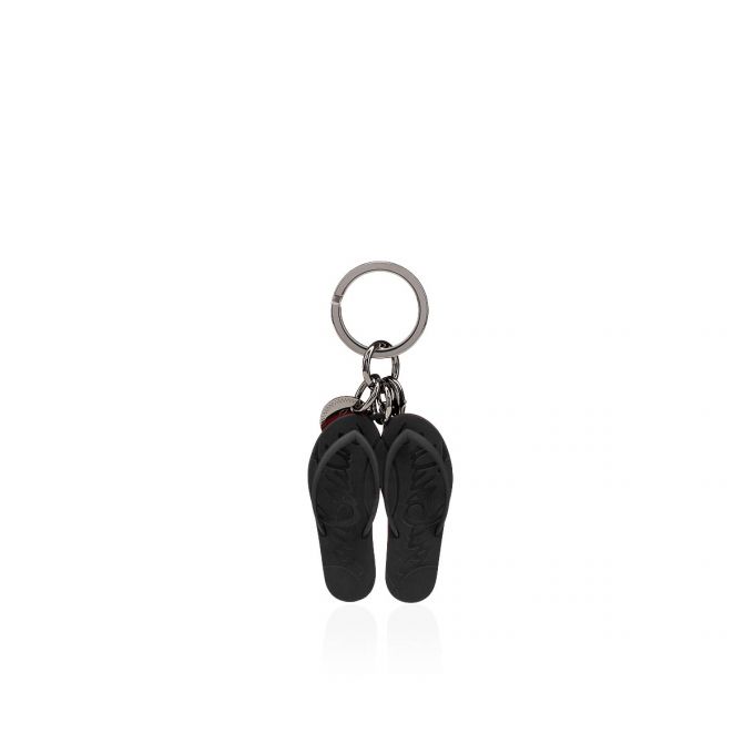 Christian Louboutin M Loubiflip Keyring Plastic Finish Keyrings Anahtarlık Erkek Siyah | Türkiye GF4-13361U8