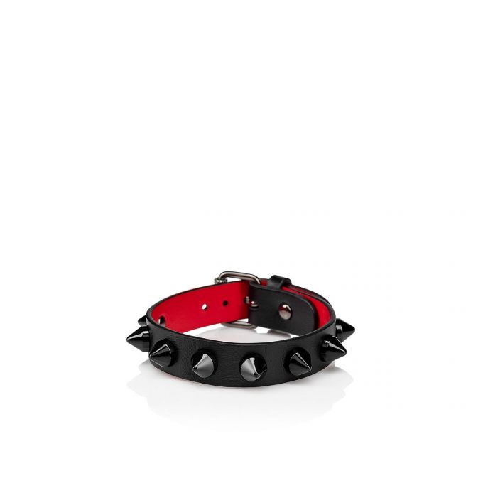 Christian Louboutin M Loubilink Bracelet Bracelets Bilezik Erkek Kırmızı Siyah | Türkiye CZ3-69296D4