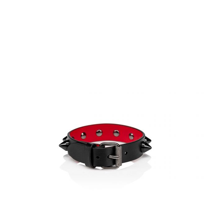 Christian Louboutin M Loubilink Bracelet Bracelets Bilezik Erkek Kırmızı Siyah | Türkiye CZ3-69296D4