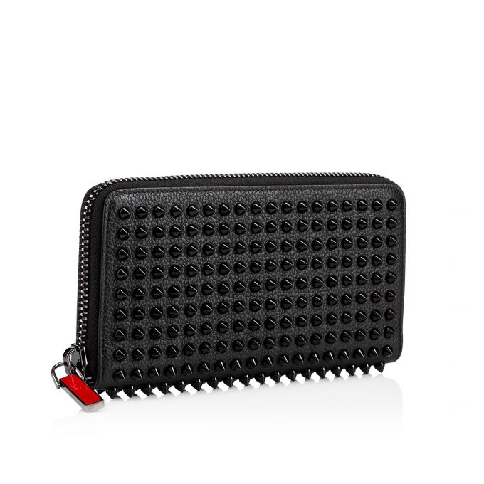 Christian Louboutin M Panettone Wal Classic Leather Wallets Cüzdan Kadın Siyah | Türkiye XE6-95449Q3