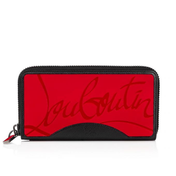 Christian Louboutin M Panettone Wal Classic Leather Wallets Cüzdan Erkek Kırmızı Siyah | Türkiye OE2-66376Y0