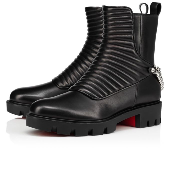 Christian Louboutin Maddic Max Calf Boots Bot Kadın Siyah | Türkiye EP7-59225Y3