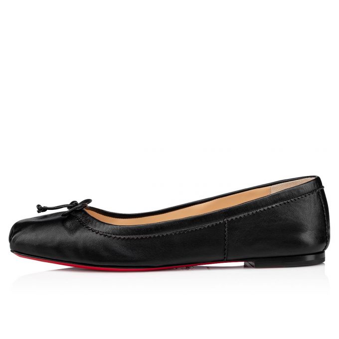 Christian Louboutin Mamadrague Nappa Flats Düz Ayakkabı Kadın Siyah | Türkiye QC1-41224H3