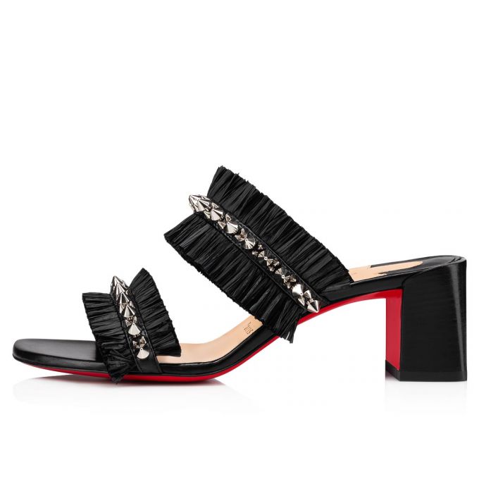 Christian Louboutin Marivodou 55 Mules Mules Kadın Siyah | Türkiye RW0-51325L3