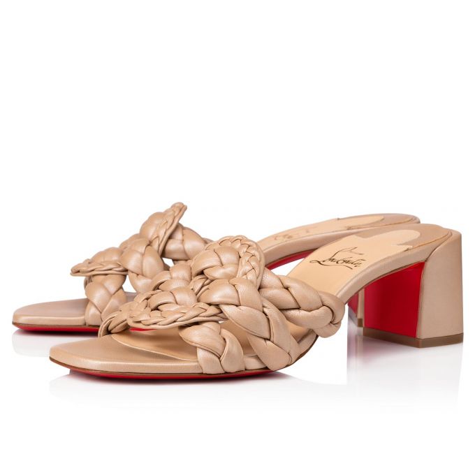 Christian Louboutin Marmela 55 Nappa Sandaletler Sandalet Kadın Bej Rengi | Türkiye NQ8-00820C4