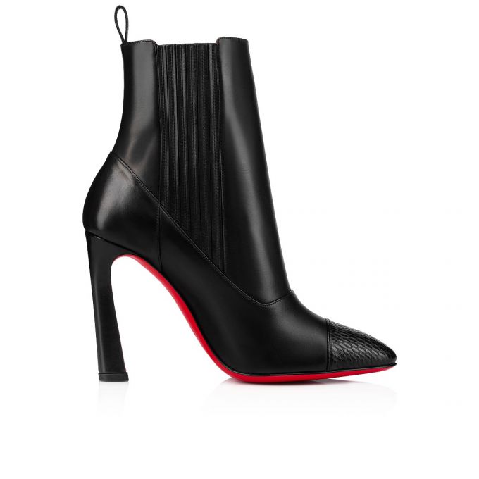 Christian Louboutin Me In The 90s 100 Calf Boots Bot Kadın Siyah | Türkiye TW5-81168T4