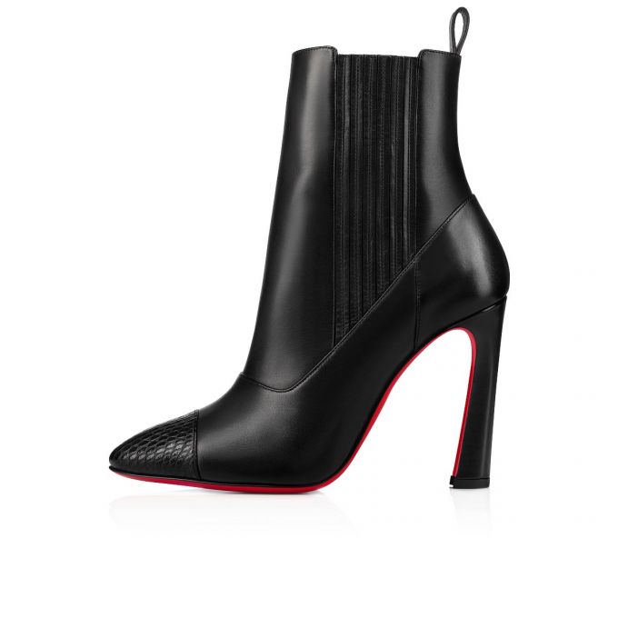 Christian Louboutin Me In The 90s 100 Calf Boots Bot Kadın Siyah | Türkiye TW5-81168T4