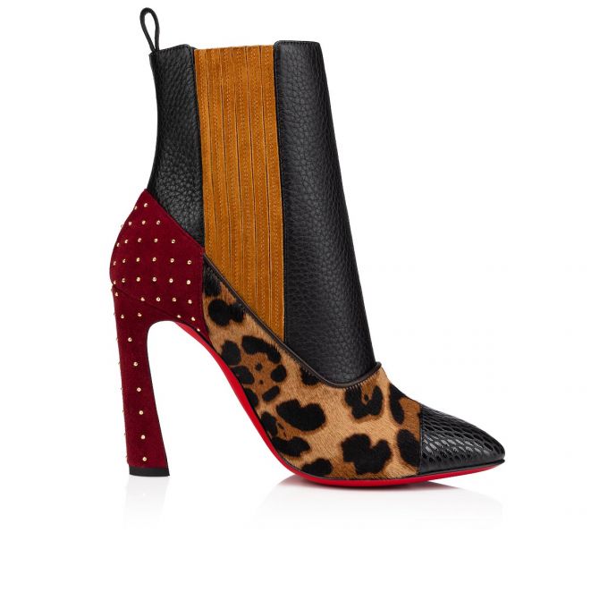 Christian Louboutin Me In The 90s Plume 100 Version Exotic Leather Boots Bot Kadın Renkli | Türkiye VN9-85618I1