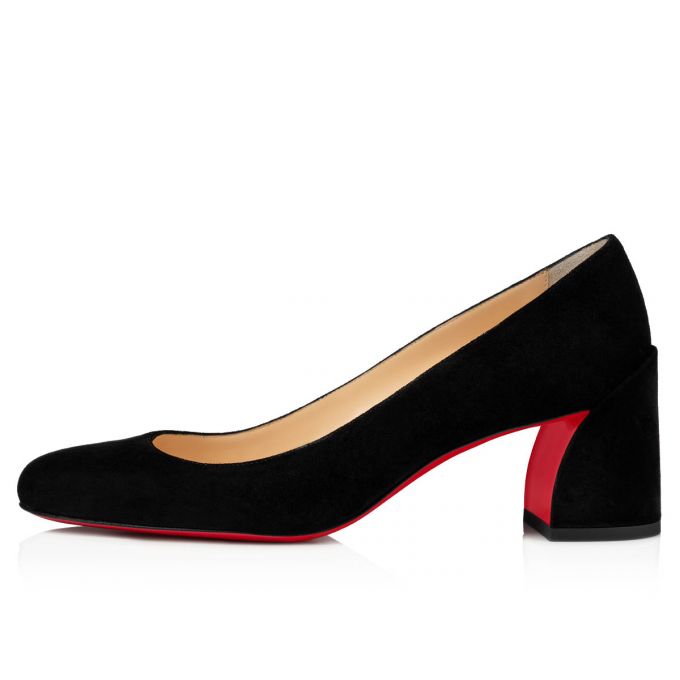 Christian Louboutin Miss Sab 055 55 Veau Velours Pumps Stiletto Kadın Siyah | Türkiye XY0-36693Q2