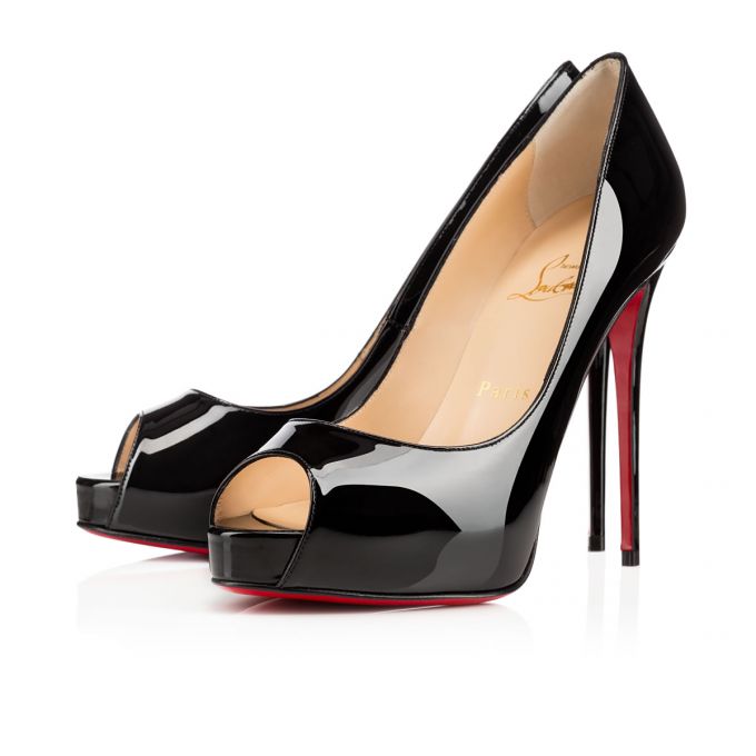 Christian Louboutin New Very Prive 120 120 Patent Platforms Platforms Kadın Siyah | Türkiye WA9-05850Y8