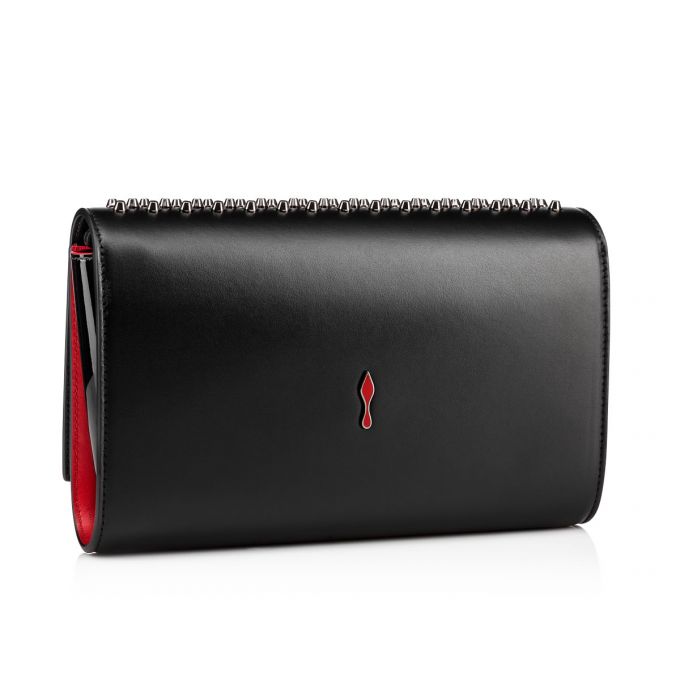 Christian Louboutin Paloma Clutch Classic Leather Cross Body Bags Atlet Çanta Kadın Siyah | Türkiye AH5-83778G5