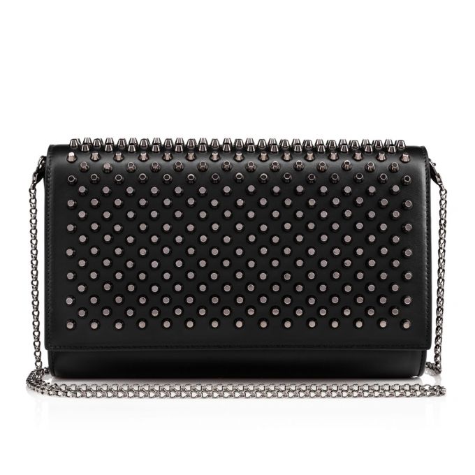 Christian Louboutin Paloma Clutch Classic Leather Cross Body Bags Atlet Çanta Kadın Siyah | Türkiye AH5-83778G5