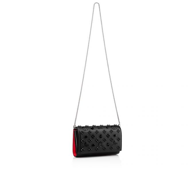 Christian Louboutin Paloma Clutch Classic Leather Cross Body Bags Atlet Çanta Kadın Siyah | Türkiye PY9-51065L6