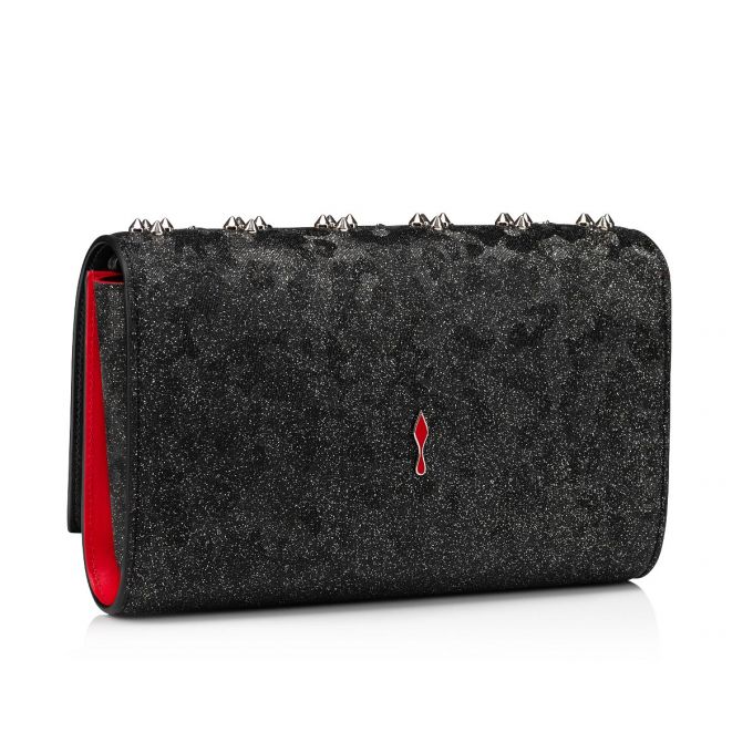 Christian Louboutin Paloma Clutch Creative Leather Akşam Çantaları Akşam Çantaları Kadın Siyah Renkli | Türkiye EJ8-44214L3