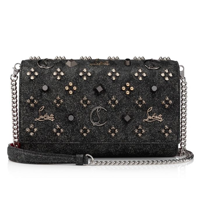 Christian Louboutin Paloma Clutch Creative Leather Akşam Çantaları Akşam Çantaları Kadın Siyah Renkli | Türkiye EJ8-44214L3