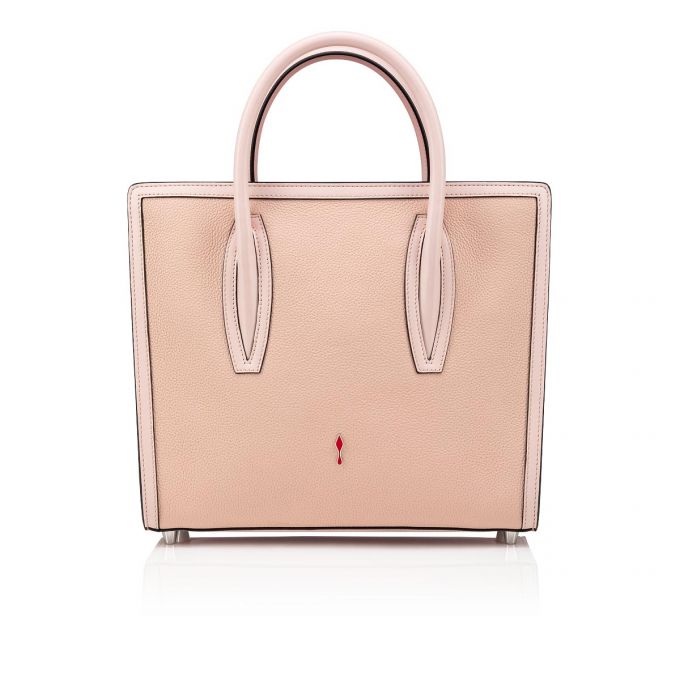 Christian Louboutin Paloma S Medium Classic Leather Top Handles Top Handles Kadın Pembe Altın Beyaz | Türkiye HS7-50645M5