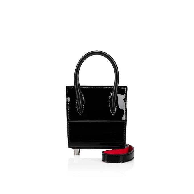 Christian Louboutin Paloma Top Handle Nano Classic Leather Cross Body Bags Atlet Çanta Kadın Siyah | Türkiye VF9-68926G9