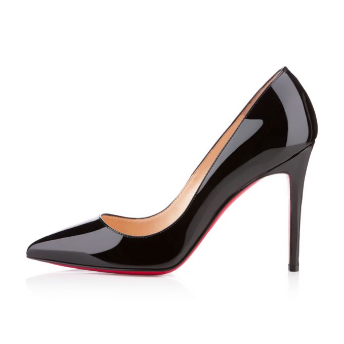 Christian Louboutin Pigalle 100 100 Patent Pumps Stiletto Kadın Siyah | Türkiye CM6-27192O4