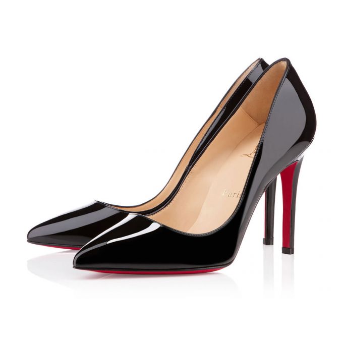 Christian Louboutin Pigalle 100 100 Patent Pumps Stiletto Kadın Siyah | Türkiye CM6-27192O4