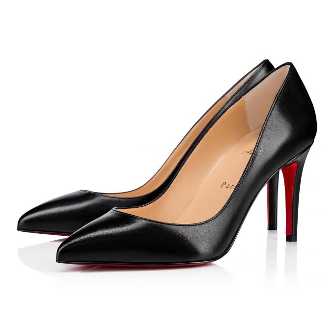 Christian Louboutin Pigalle Nappa Shiny 85 Lambskin Pumps Stiletto Kadın Siyah | Türkiye SD2-88858X5