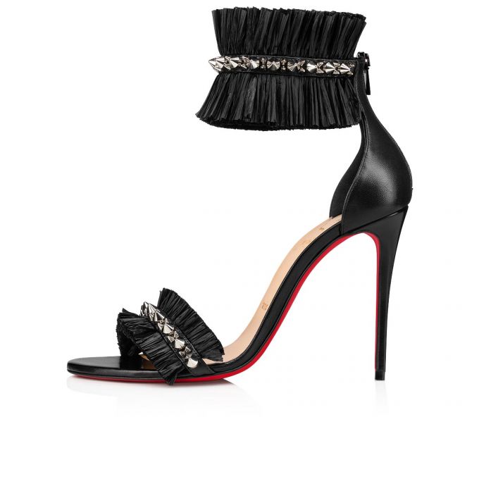 Christian Louboutin Poupedou 100 Sandaletler Sandalet Kadın Siyah | Türkiye NS6-29222V4